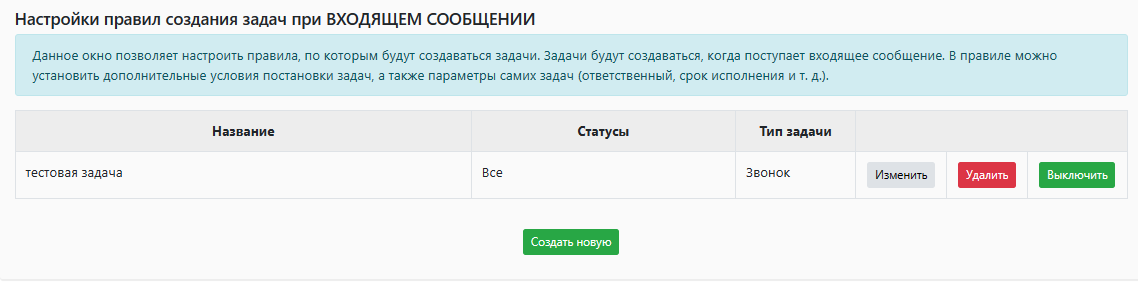 Список правил